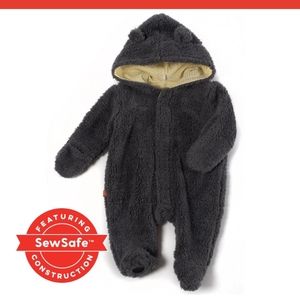 Steel fleece magnetic snowsuit bunting pram